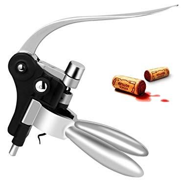 Wine Bottle Opener Corkscrew kit-[2019 Upgraded]Corkscrew Wine Bottle Opener Kit with Foil Cutter, Wine Stopper and Extra Spiral (Professional Version)