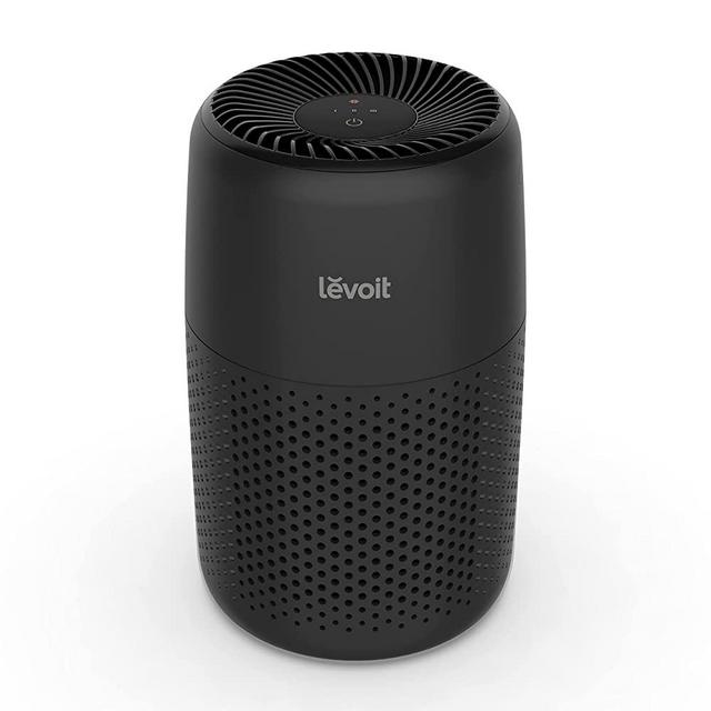 LEVOIT Air Purifiers for Bedroom Home, HEPA Freshener Filter Small Room Cleaner with Fragrance Sponge for Smoke, Allergies, Pet Dander, Odor, Dust Remover, Office, Desktop, Table Top, Core Mini, Black