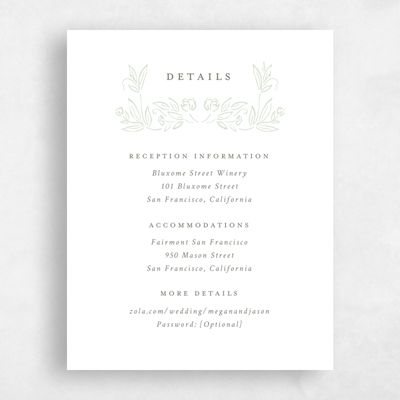 Laurel Green Wedding Enclosure - Eze