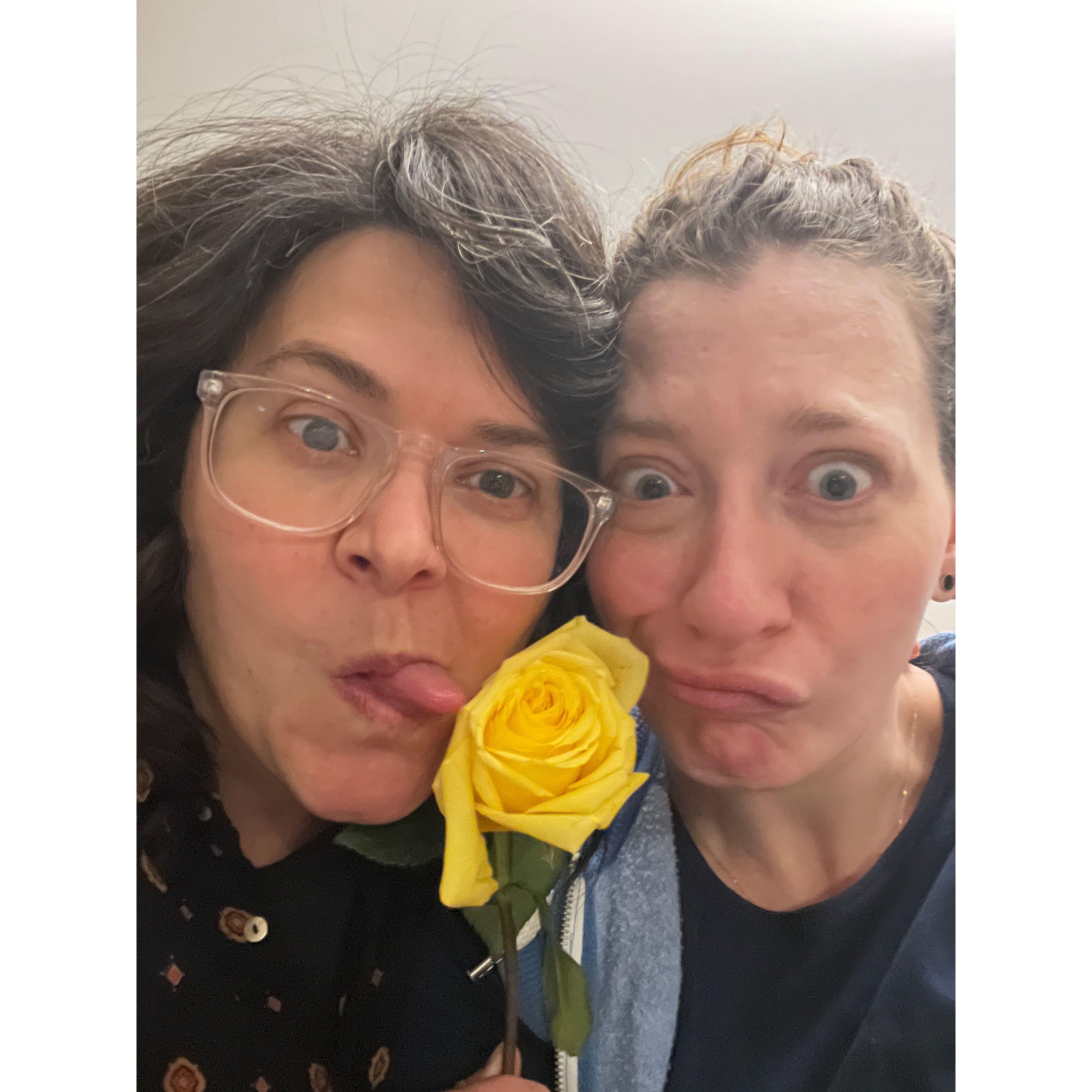 We love being silly together