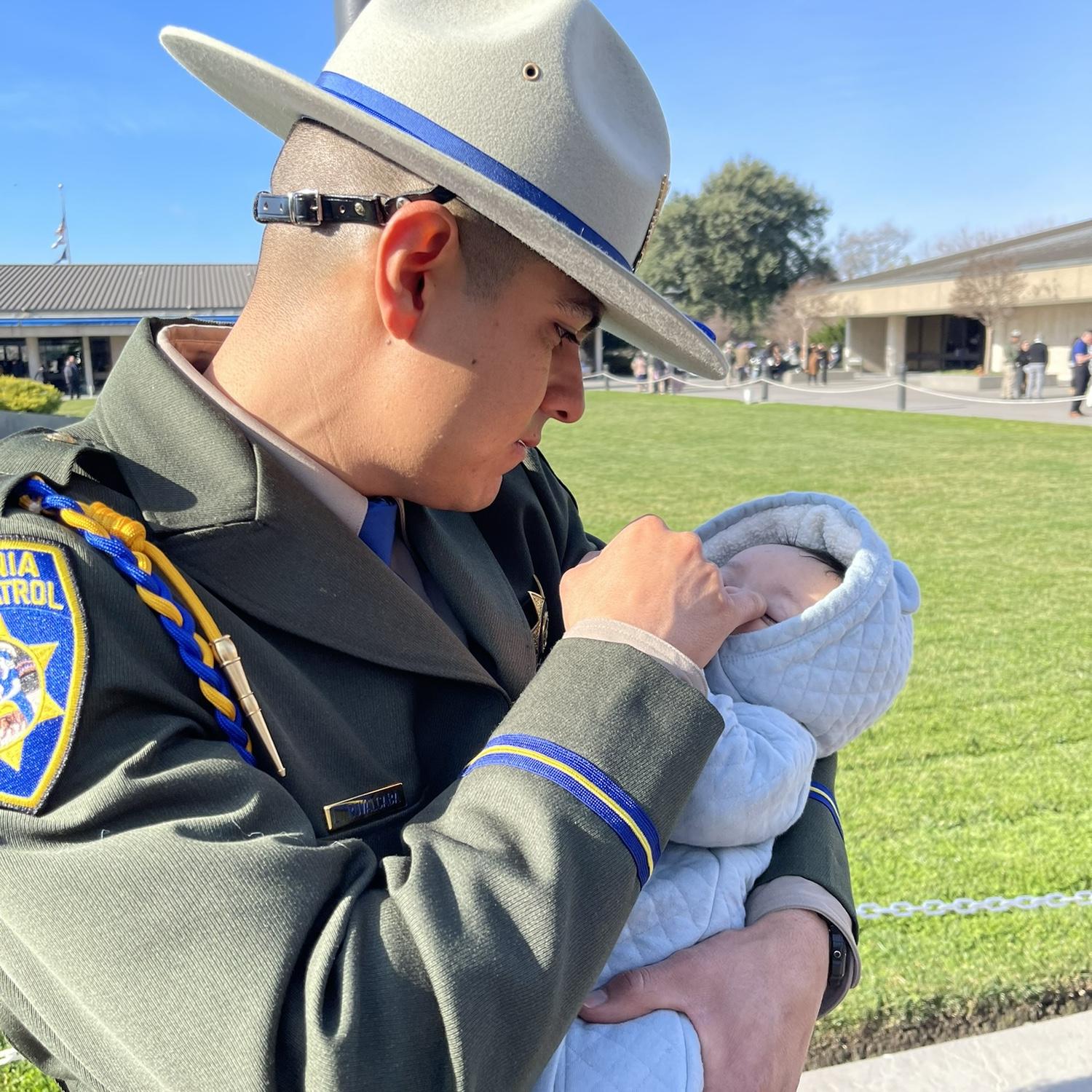 Julian made it to dad’s graduation day! I just love this photo of my two boys.