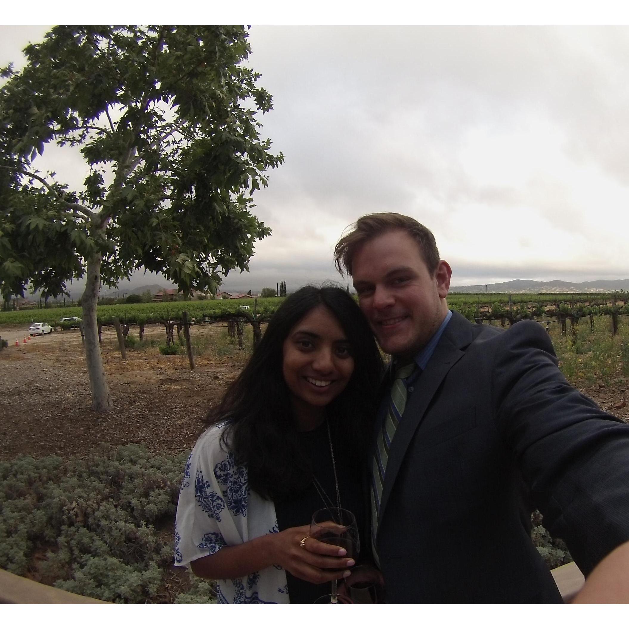 Some pre-wedding celebrations in Temecula