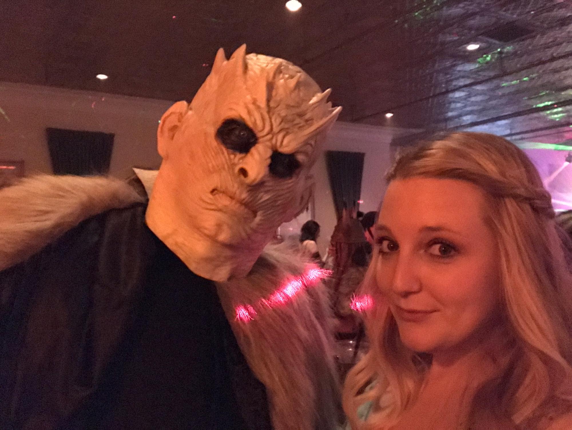 The Night King and Khaleesi on Halloween 2018