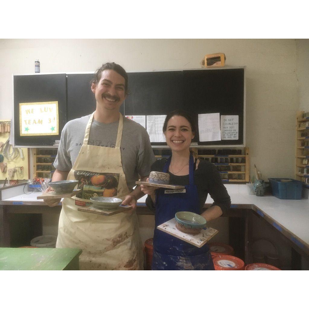 April 2019 ~ Pottery class in Athens.