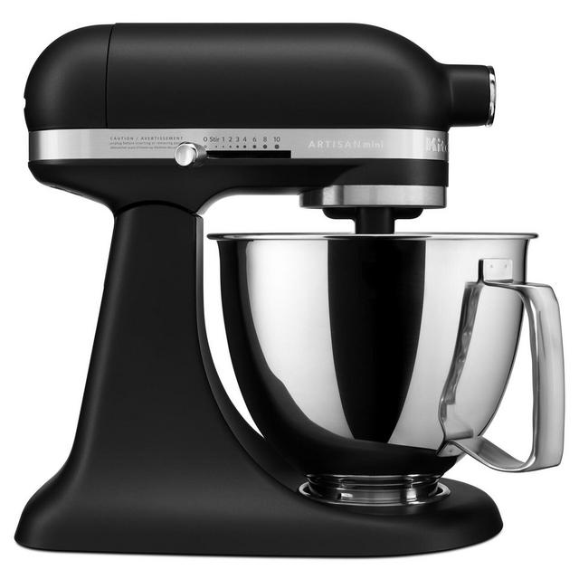 KitchenAid Artisan Mini 3.5 Quart Tilt-Head Stand Mixer, Matte Black
