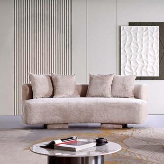 Verandah Modern Chenille Sofa