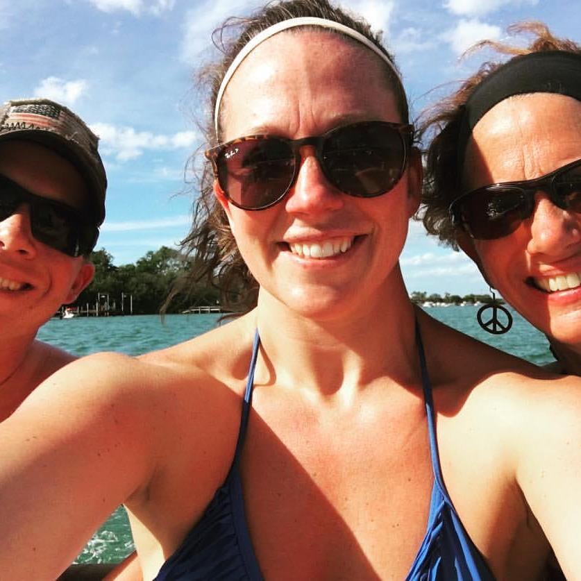 Zane, Becca, & Karen in Florida for Christmas