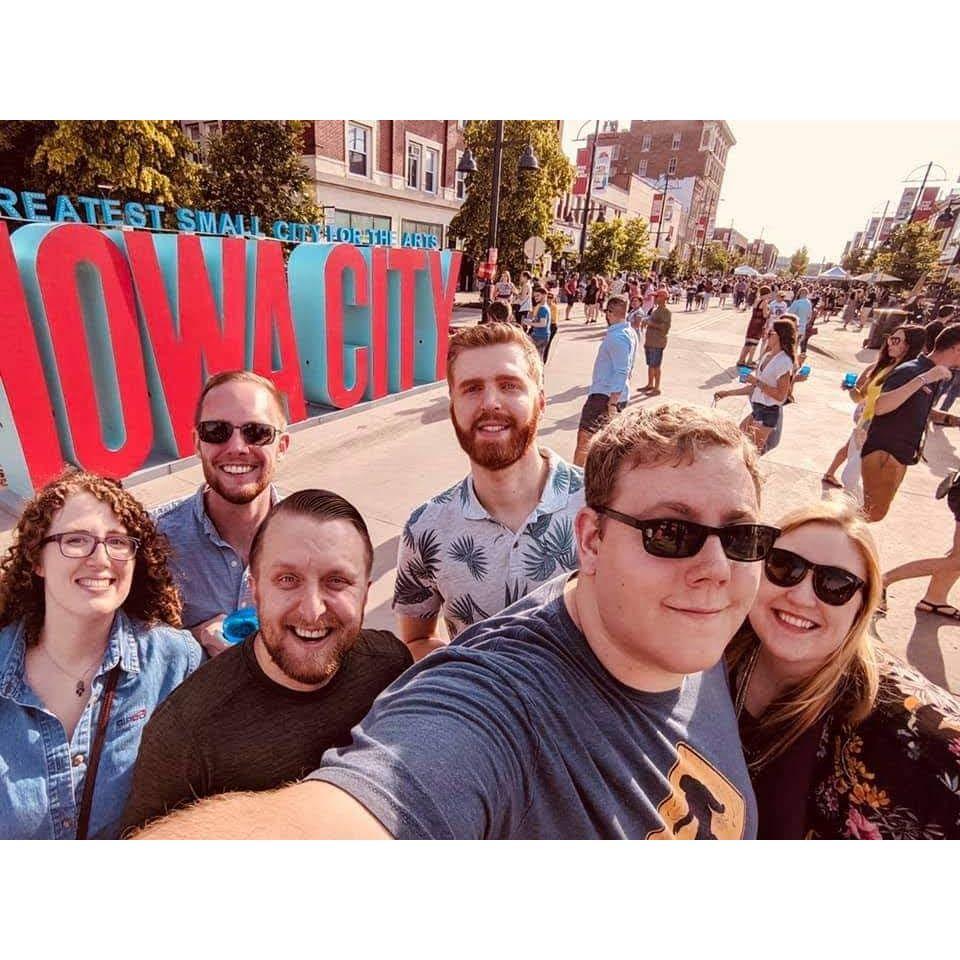 We met at the first Iowa City block party!