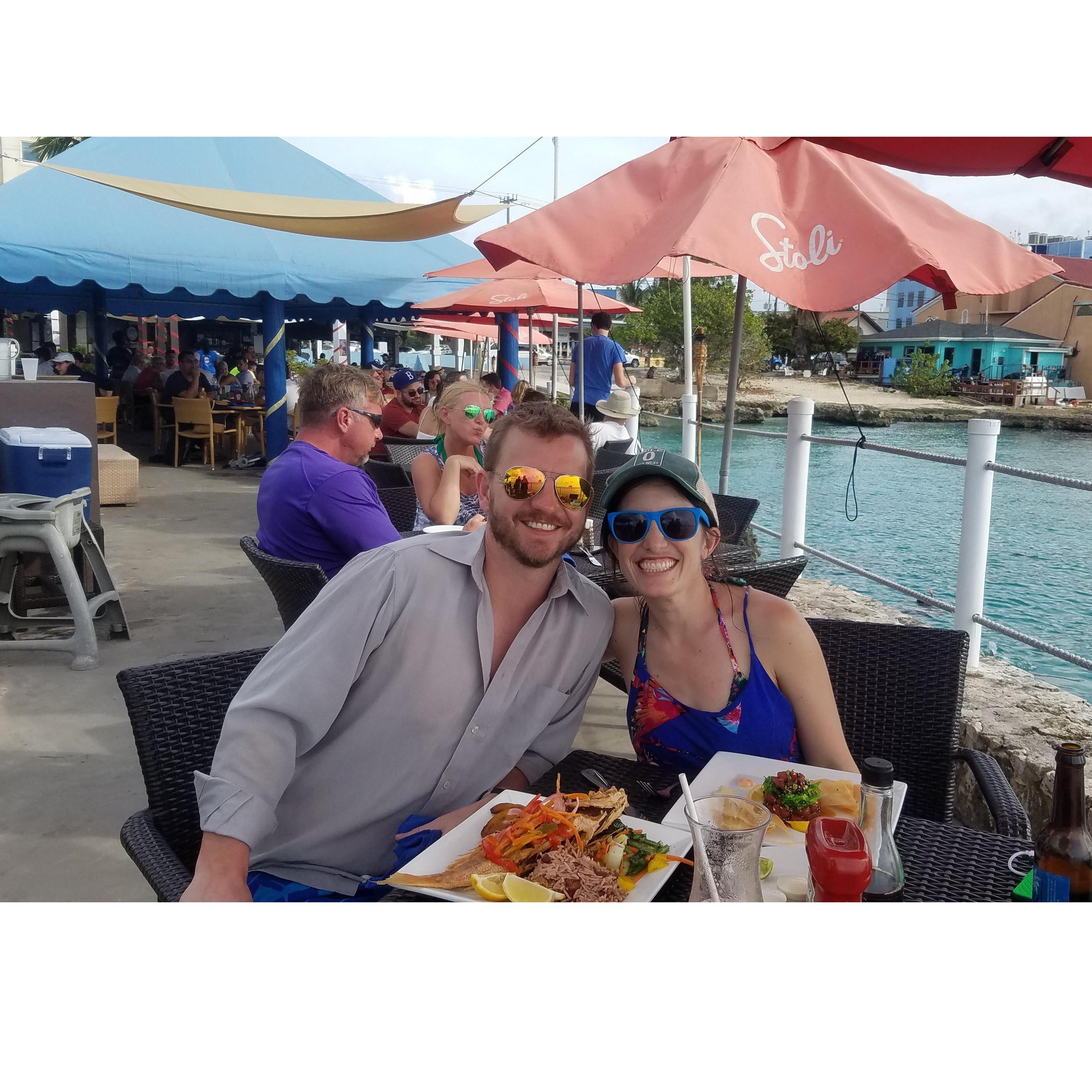 Ringing in the new year in the Cayman Islands