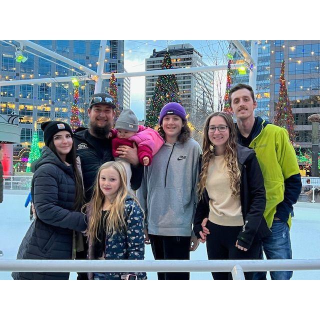 Ice Skating with some of my family
