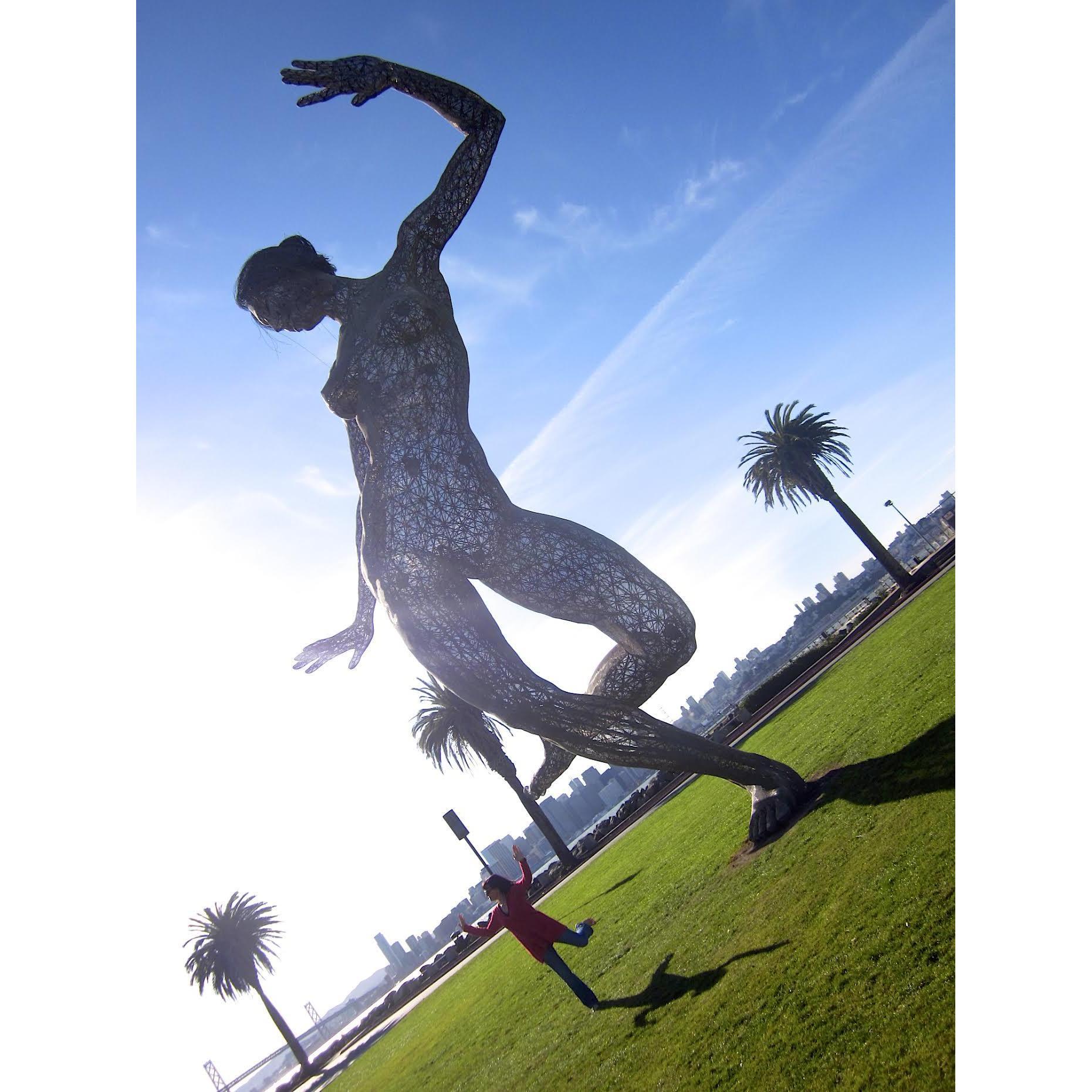 ... Joanie having fun on Treasure Island, SF, Ca... on the day we "met"! 😍