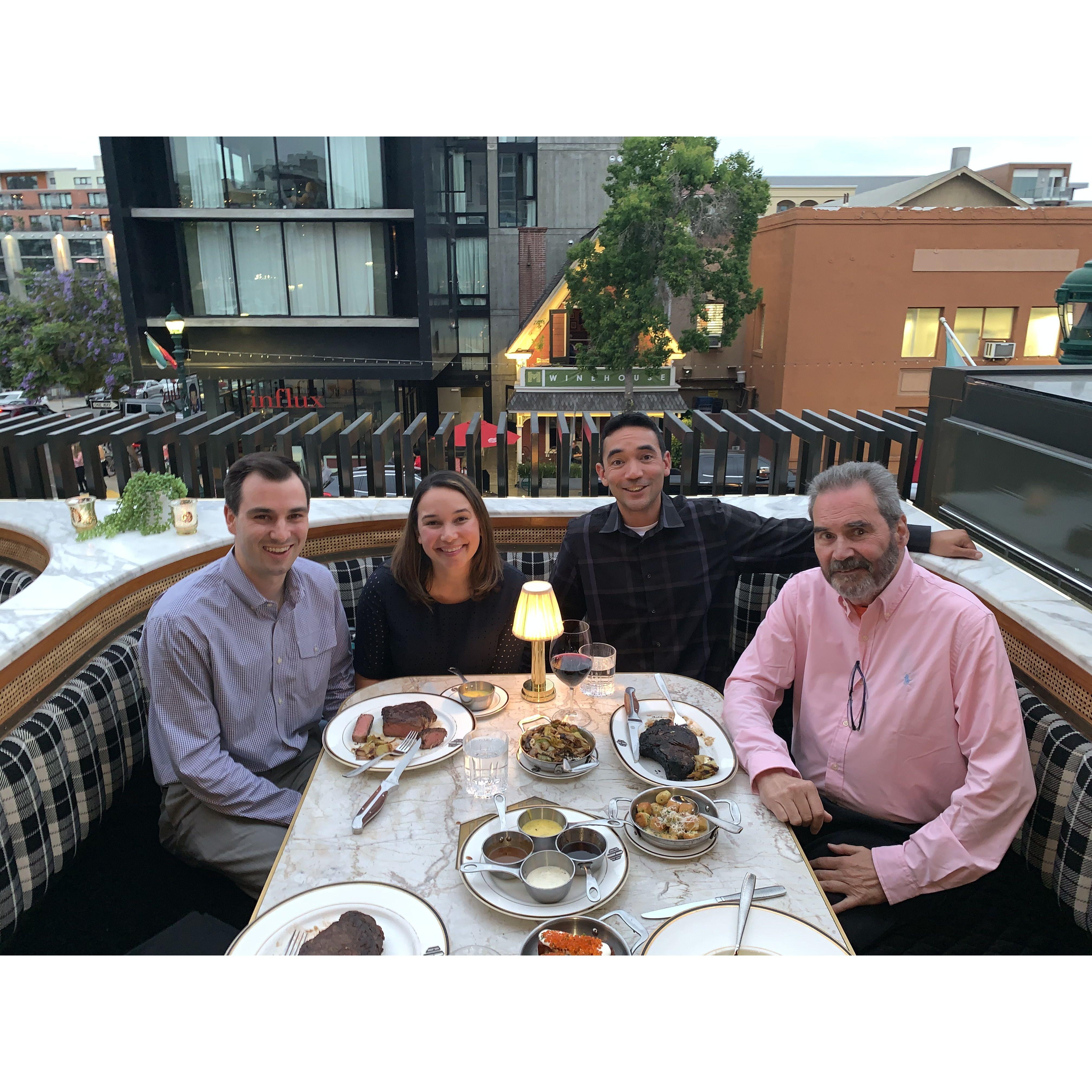 It's very special to me (Fran) that Chris was able to meet my father before his passing in 2019. <3 This was taken in June of 2018.