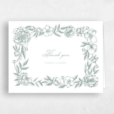 Rich Sage, Green Wedding Thank You - Iniguez Landscape