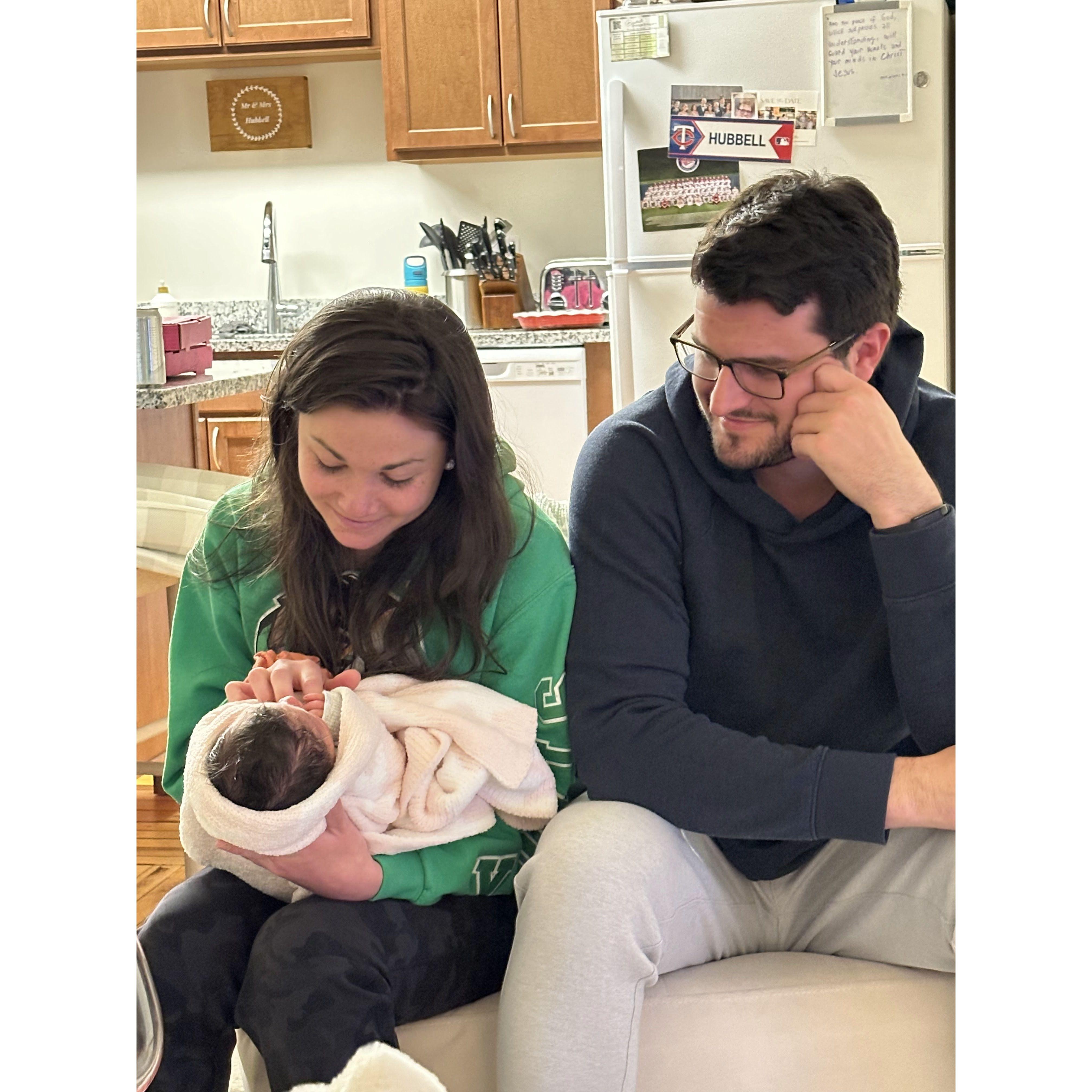 Meeting baby Tessie :)