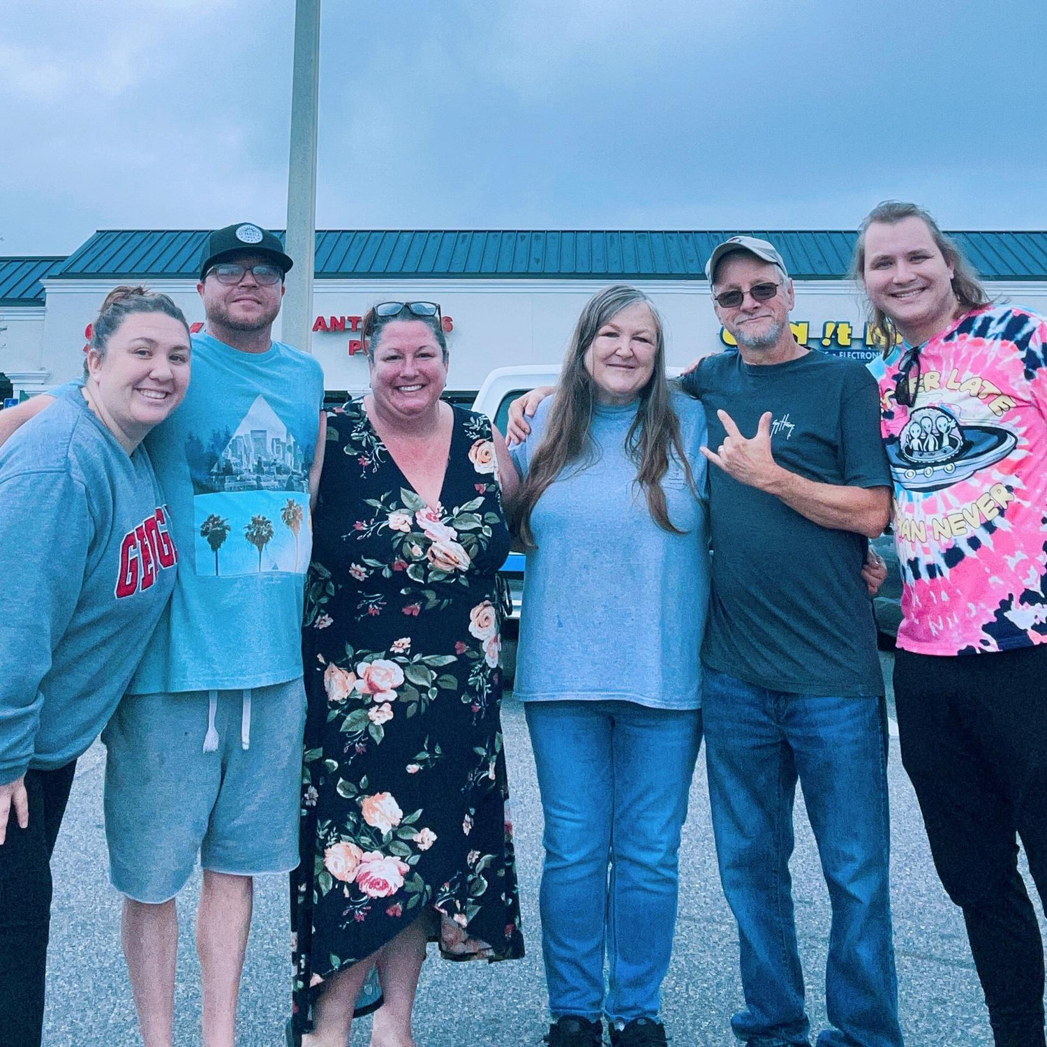 We love when our parents get together.