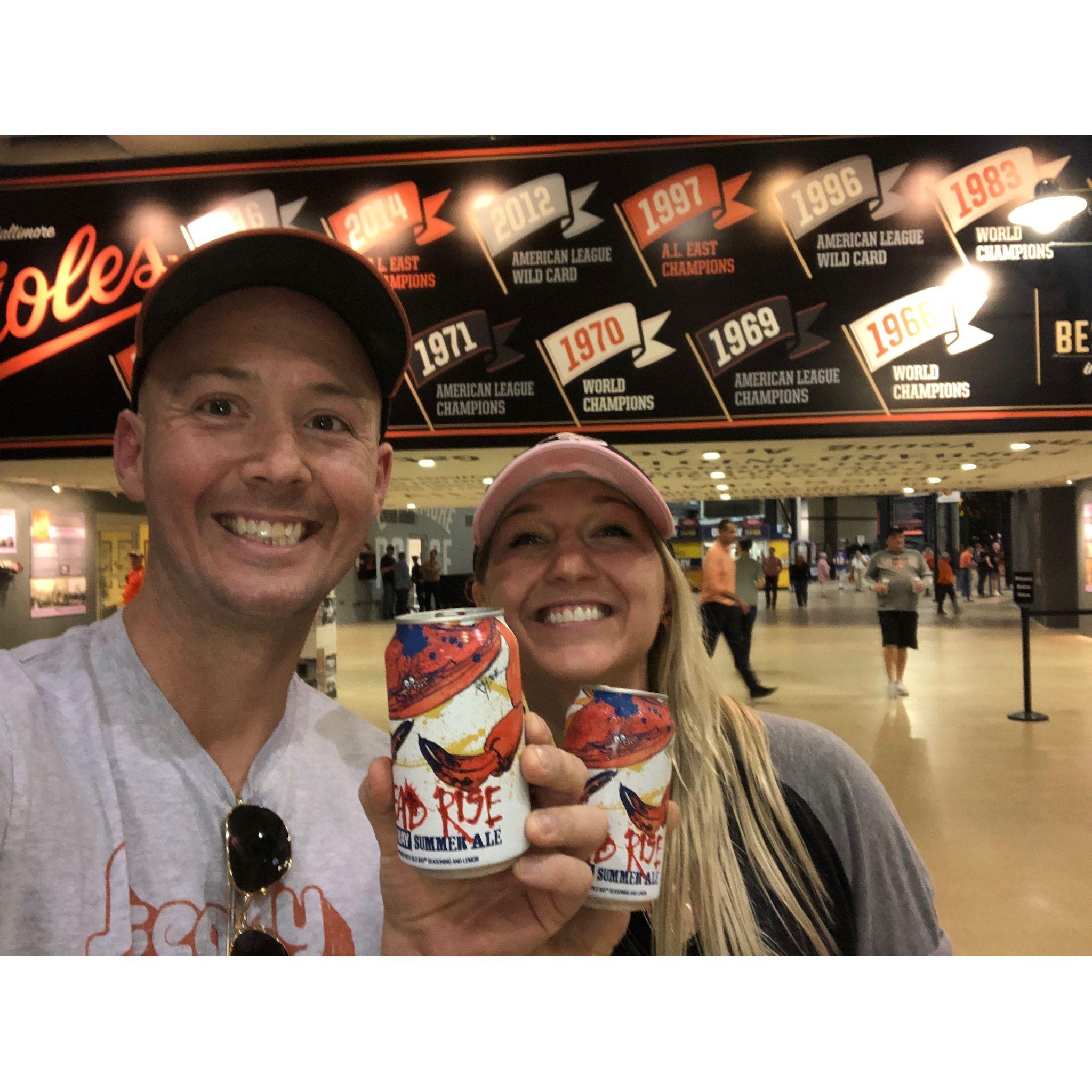 We went to Baltimore in September 2019 and had one, maybe two beers.