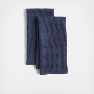 Diamond Pique Dish Towel, Set of 2