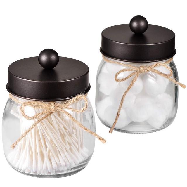 Mason Jar Bathroom - Bronze, 2-Pack
