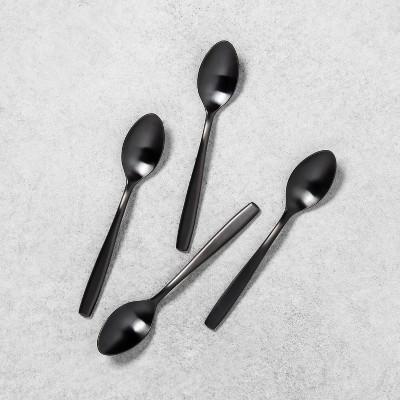 4pc Appetizer Spoon Set Black - Hearth & Hand™ with Magnolia