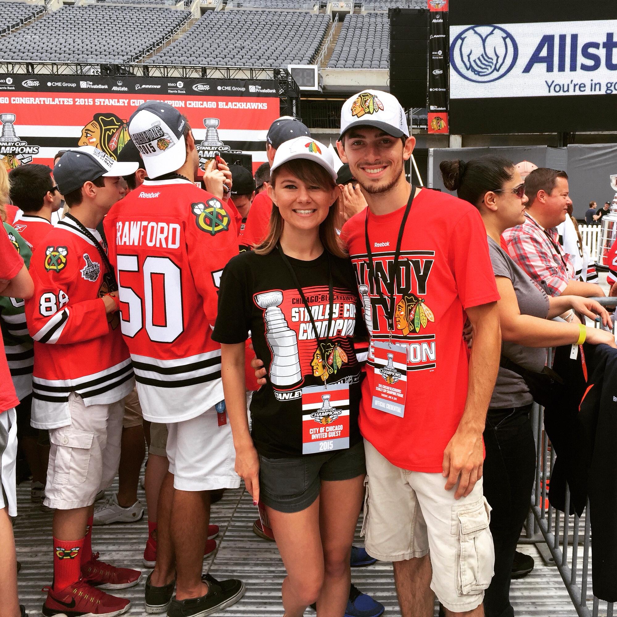 June 18th, 2015 - VIPs at the Blackhawks Rally!
