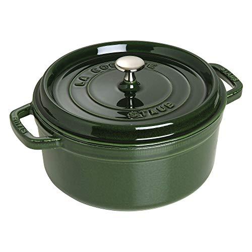 Staub 1102485 Round Cocotte, 4 qt, Basil
