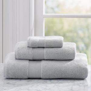 Classic Towel Set, Set of 3, Gray Mist