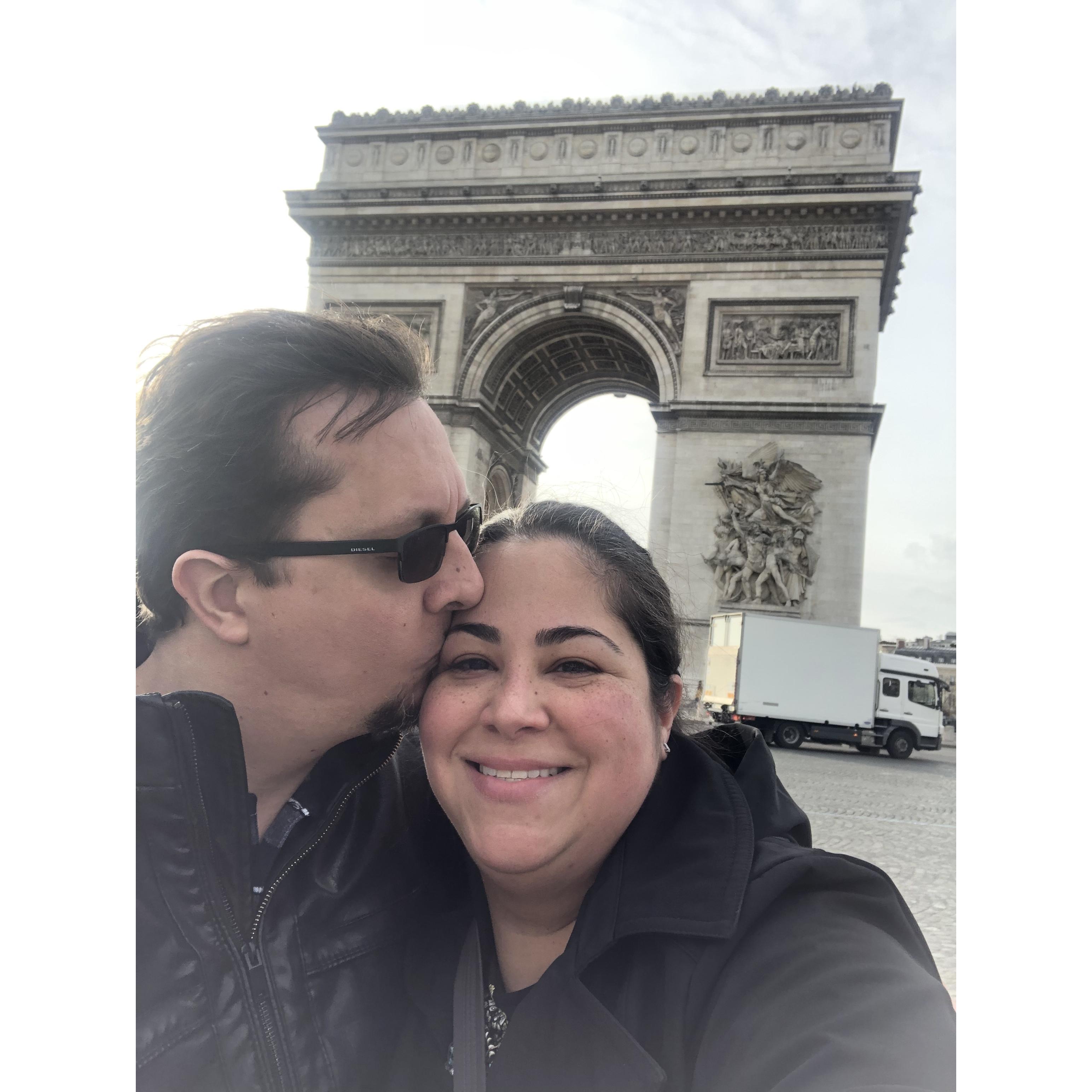 Arc de Triomphe, Paris, March 2020