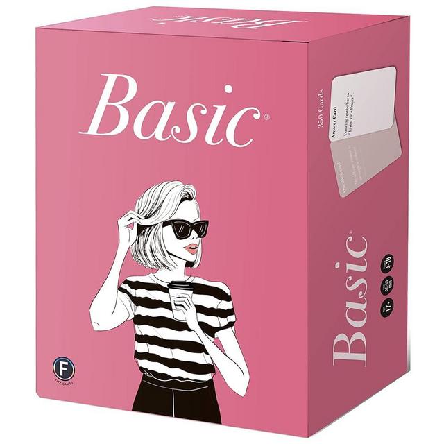 FITZ Basic AF: Base Pack Games, A Card Game for The Girls Night, The Perfect Bachelorette Party Game, Get to Know Your Friends, Best Played in A Group of 4-10 People, Ages 17+