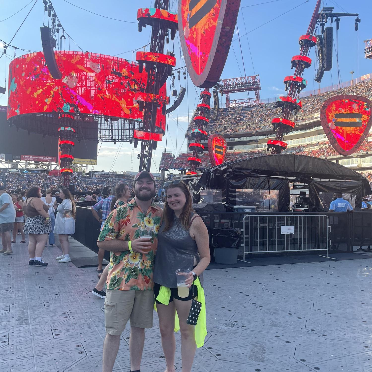 Ed Sheeran concert at Nissan Stadium in Nashville