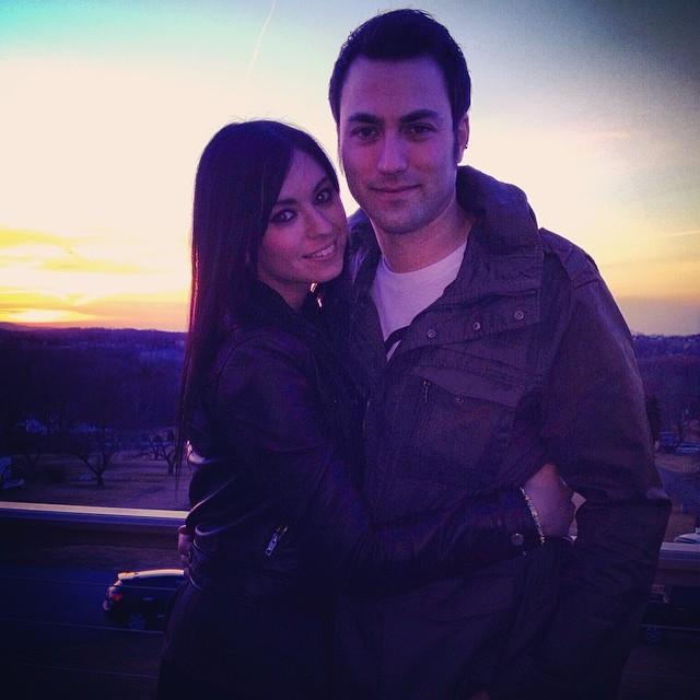 Wine tasting in Courtney's hometown.