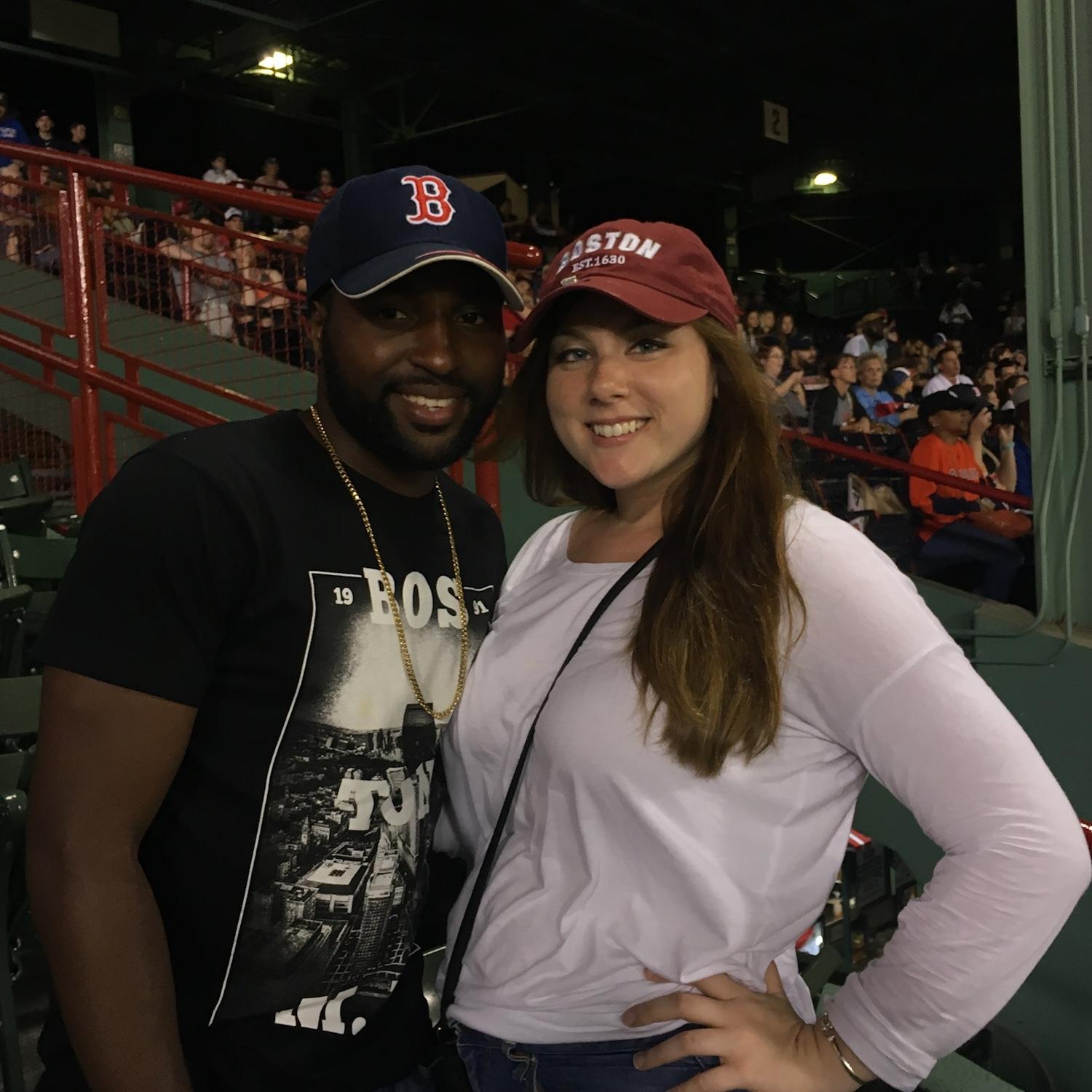 Red Sox game in Boston, 2017/18