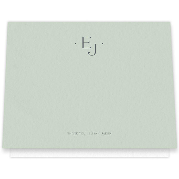 Bayway Classic | Ice | Zola Thank You Cards