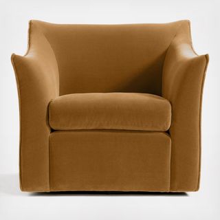 Tortona Velvet Swivel Accent Chair