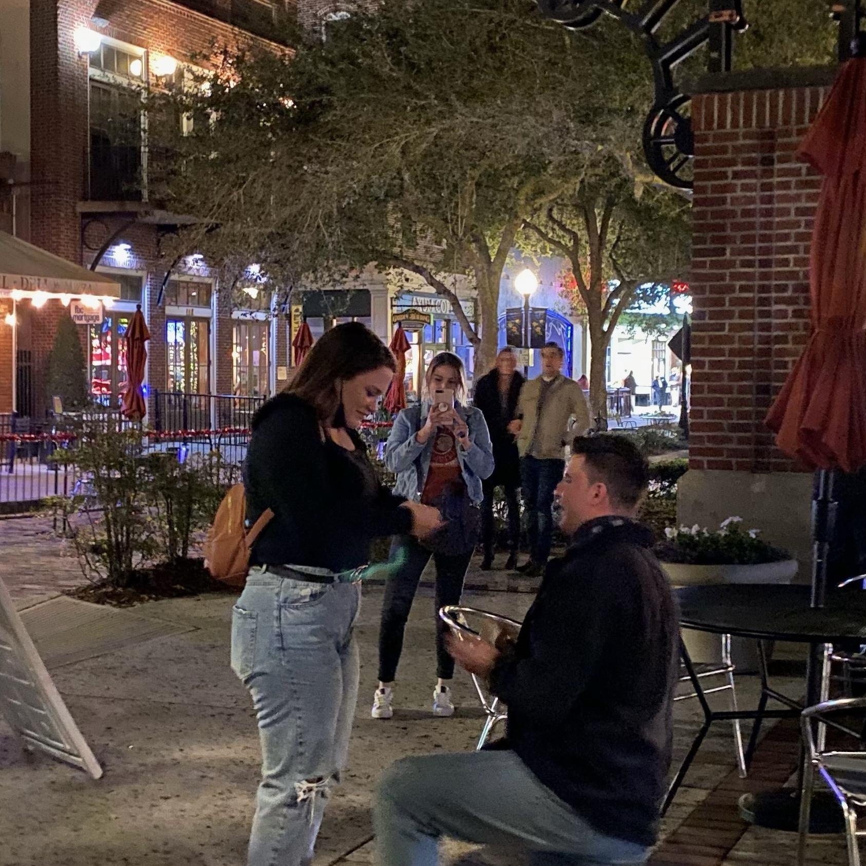 The "She said YES!" picture 