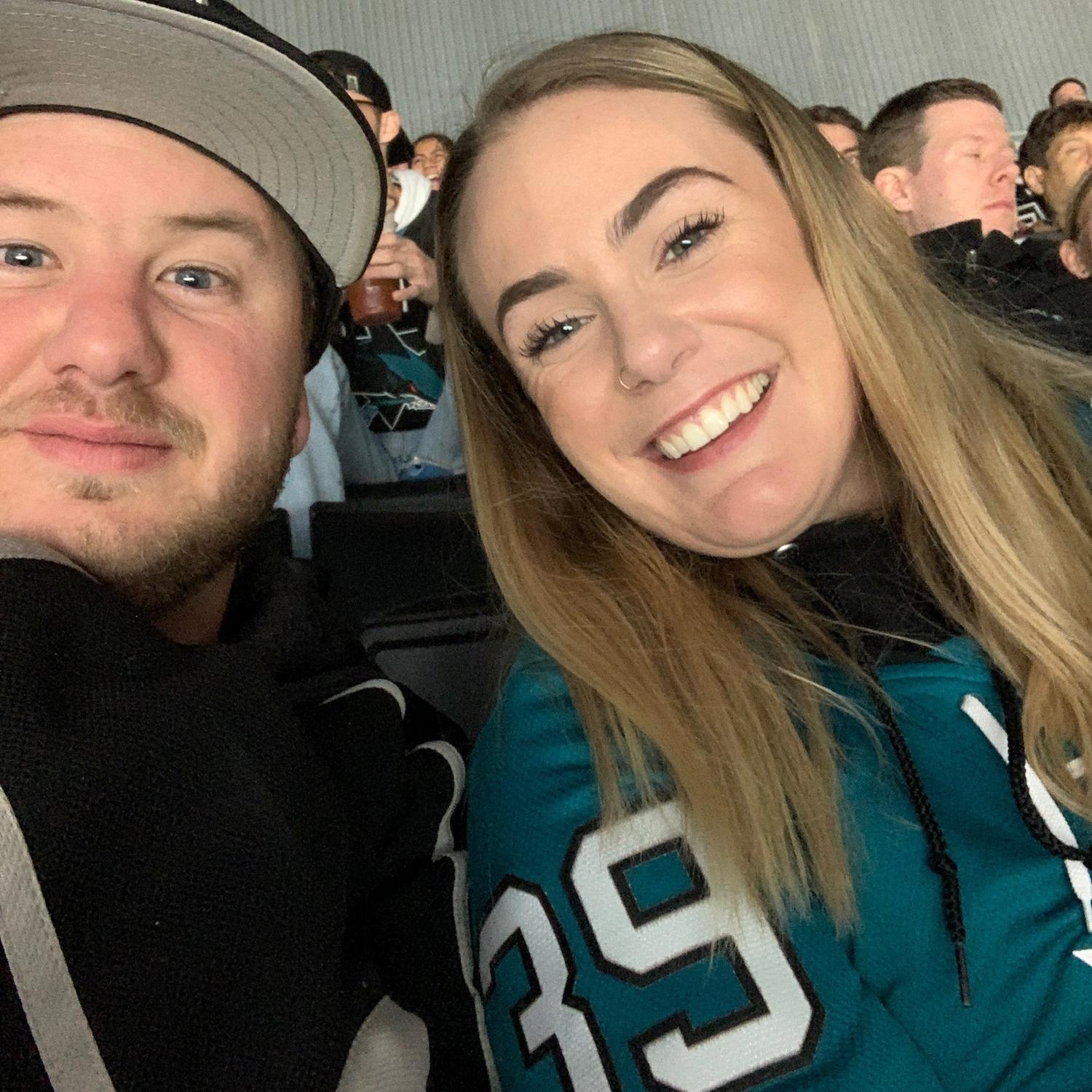 Our very first Kings vs. Sharks game in November 2019