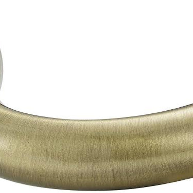 Room Darkening Curtain Rods for Windows, 28 to 116 Inches Splicing Construction Drapery Rod, 1" Adjustable Blackout Wrap Around Curved Curtains Rod, Wall Mounted Ceiling Mounted, Antique Bronze