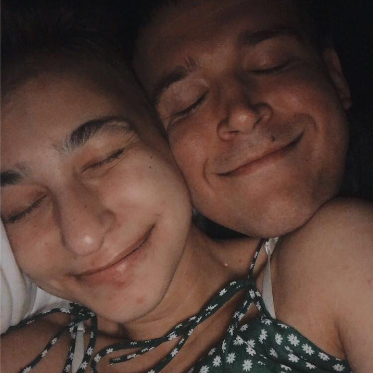 Our first photo we took together!