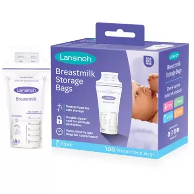 Lansinoh® 100-Count Breastmilk Storage Bags