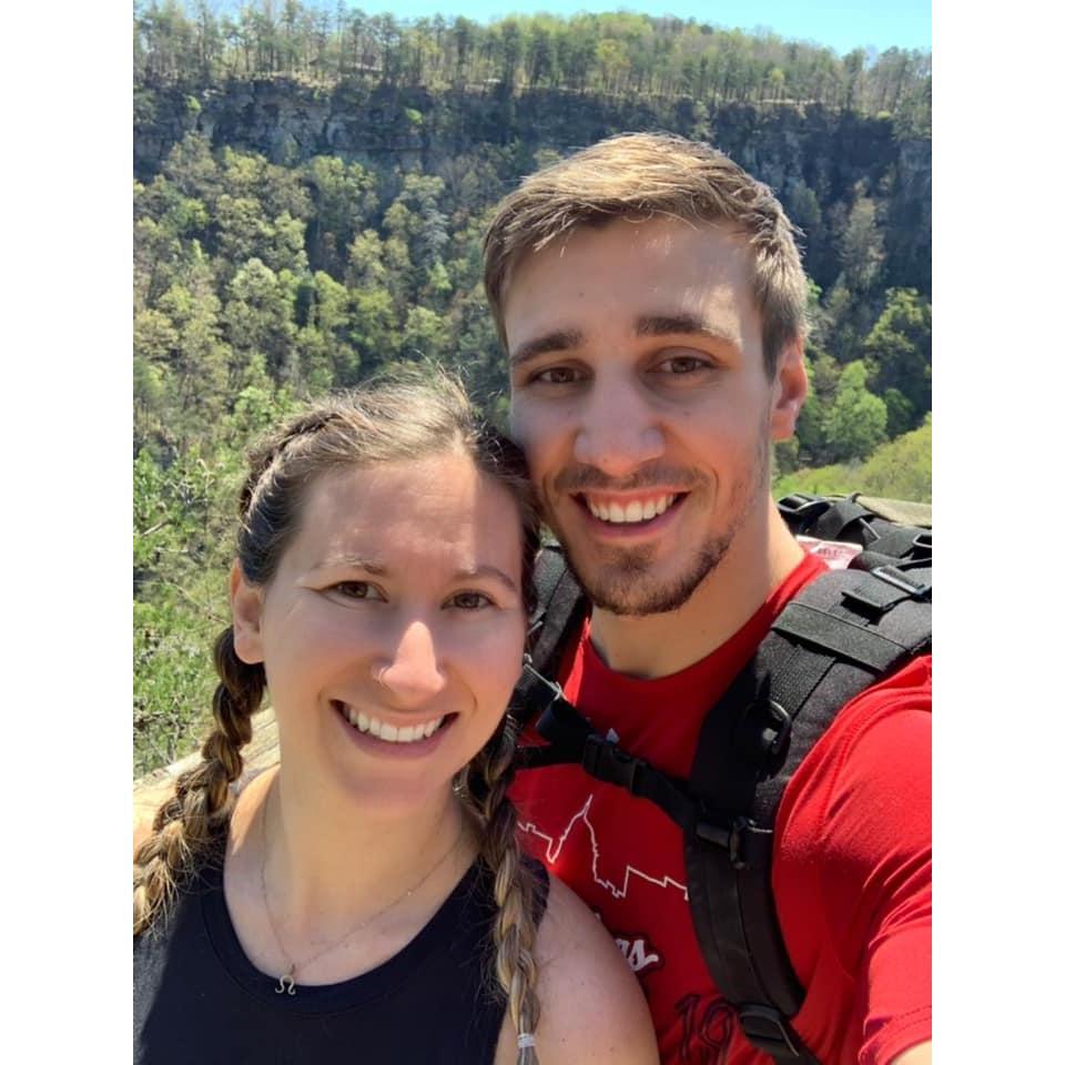 Rob proposed at Cloudland Canyon State Park on  April 2, 2020