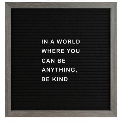Felt Letter Board in Grey