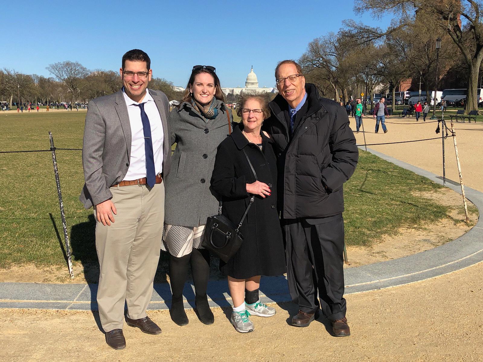 Enjoying the sites in Washington, DC