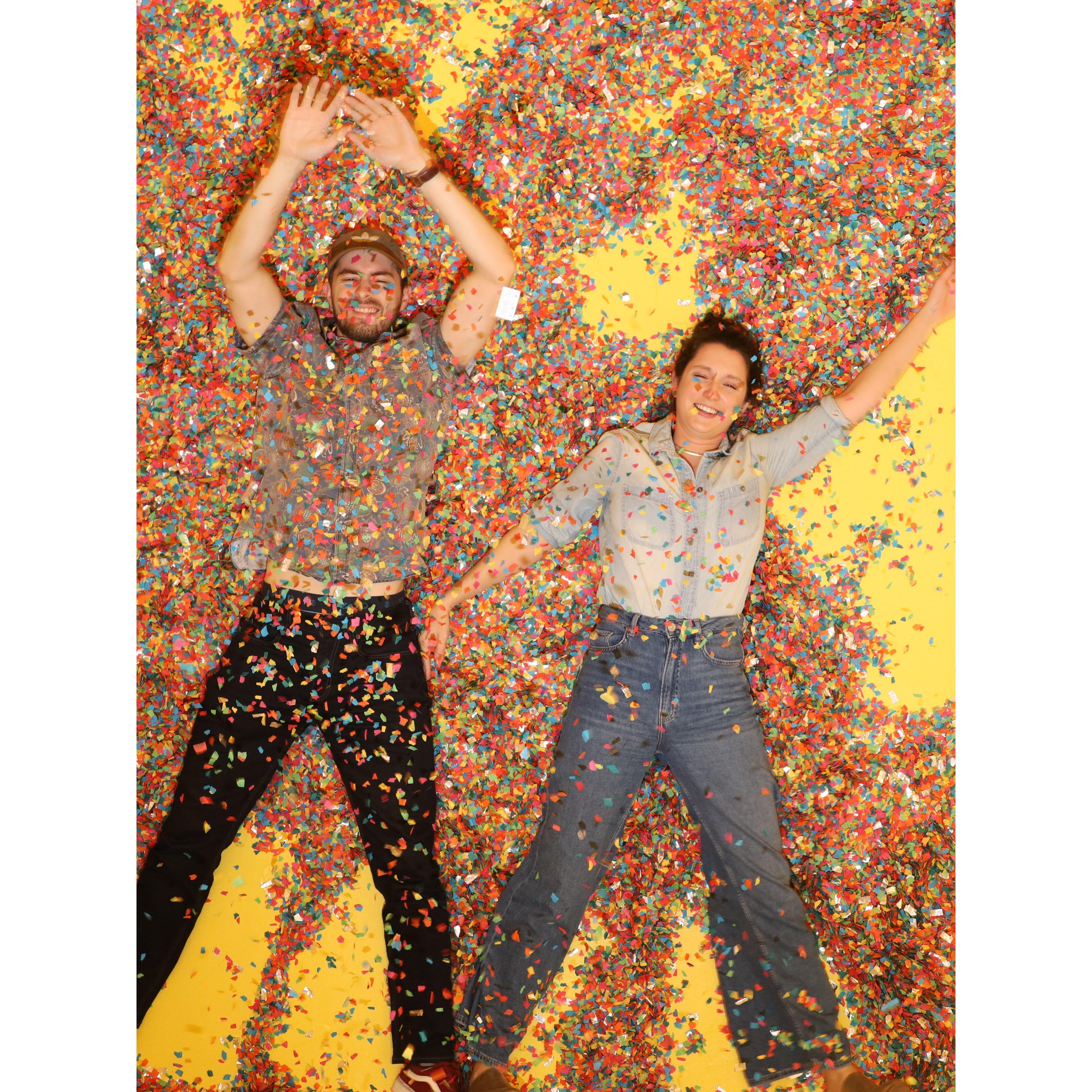 Confetti-ed at the Color Factory