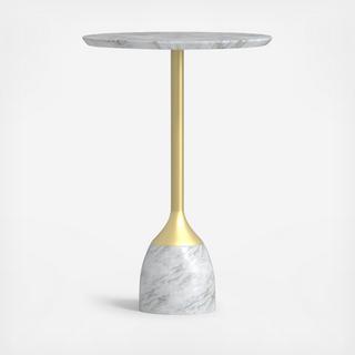 Leni Grey Marble Drink Table