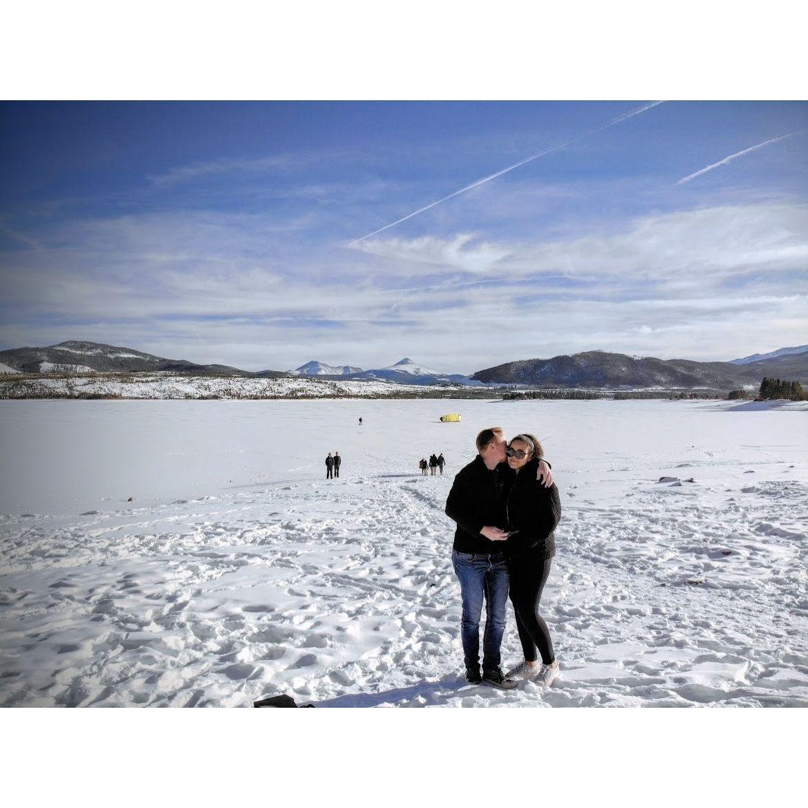 One of our first pictures together! We'd been dating about 4 months