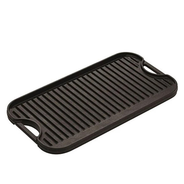 Lodge 20 x 10.44 Inch Pro-Grid Reversible Cast Iron Grill/Griddle