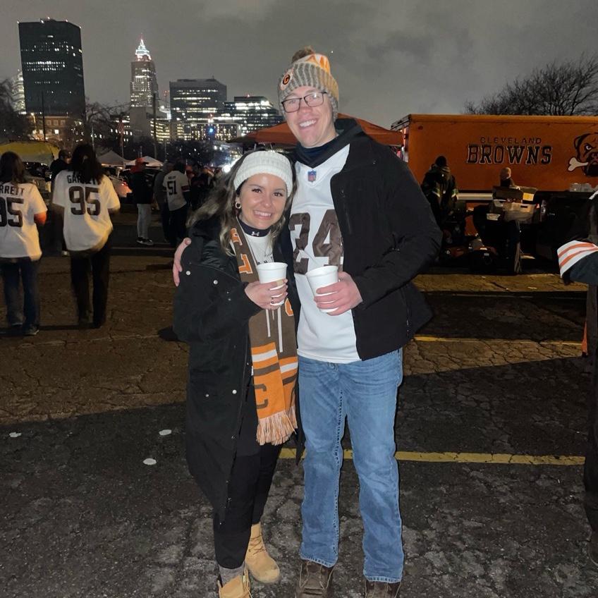 Night-time tailgating in the Muni Lot