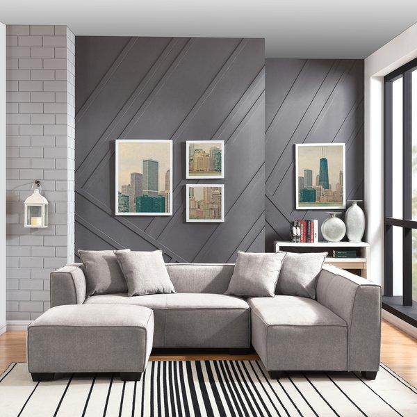 Antoine Carmean Modular Sectional with Ottoman