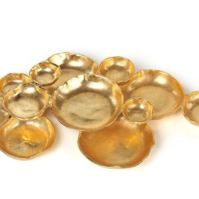 12 Cluster Serving Tray (Luxe Gold)