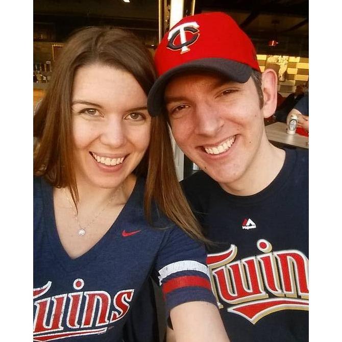Our first Twins game in Catch!