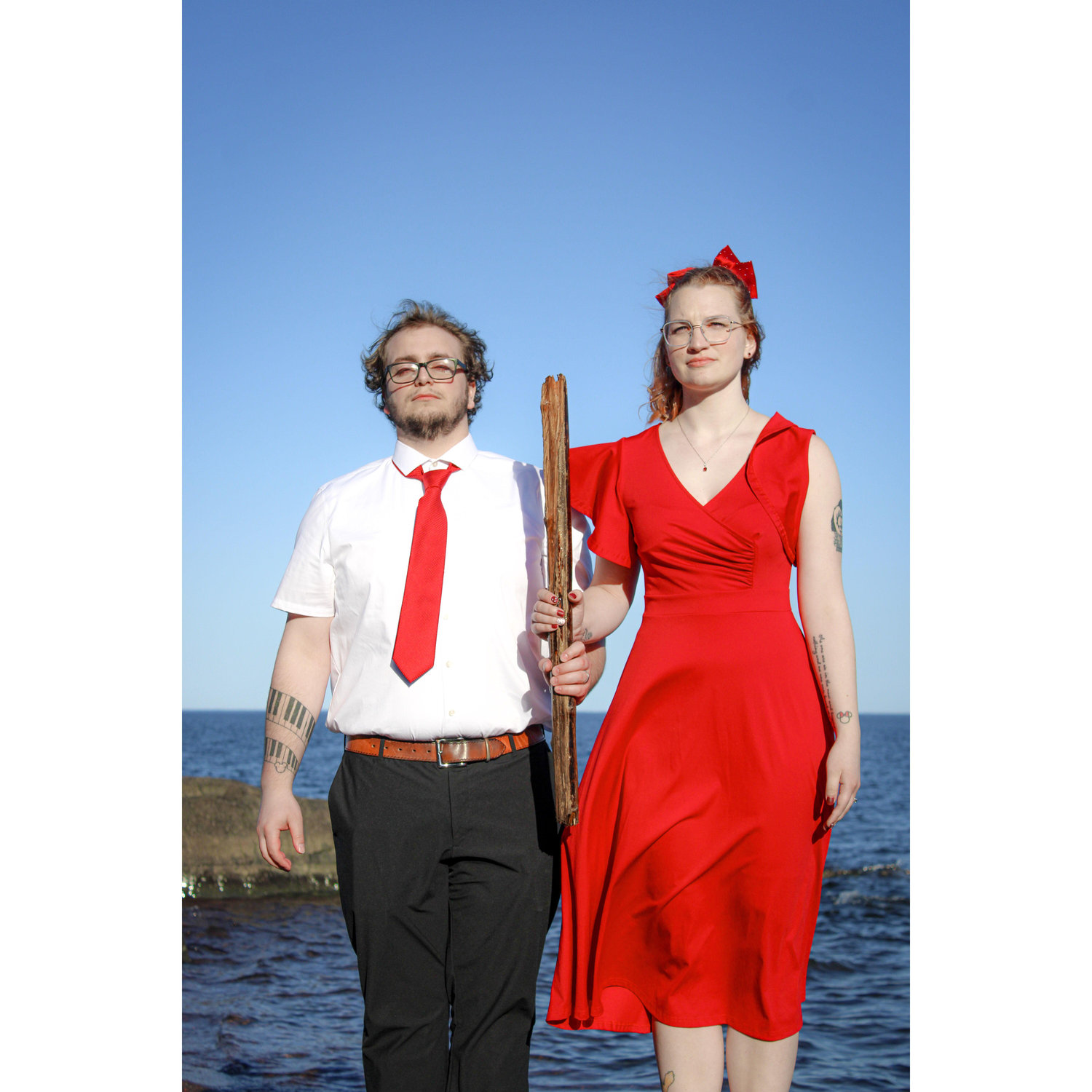 We really wanted to try out the classic farmer & wife pose...